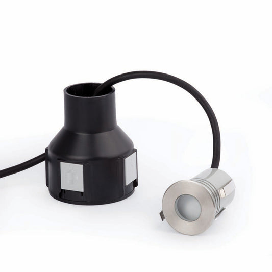 Empotrable de Exterior Crosby Gris Luz Cálida LED Faro - vista principal | FARO