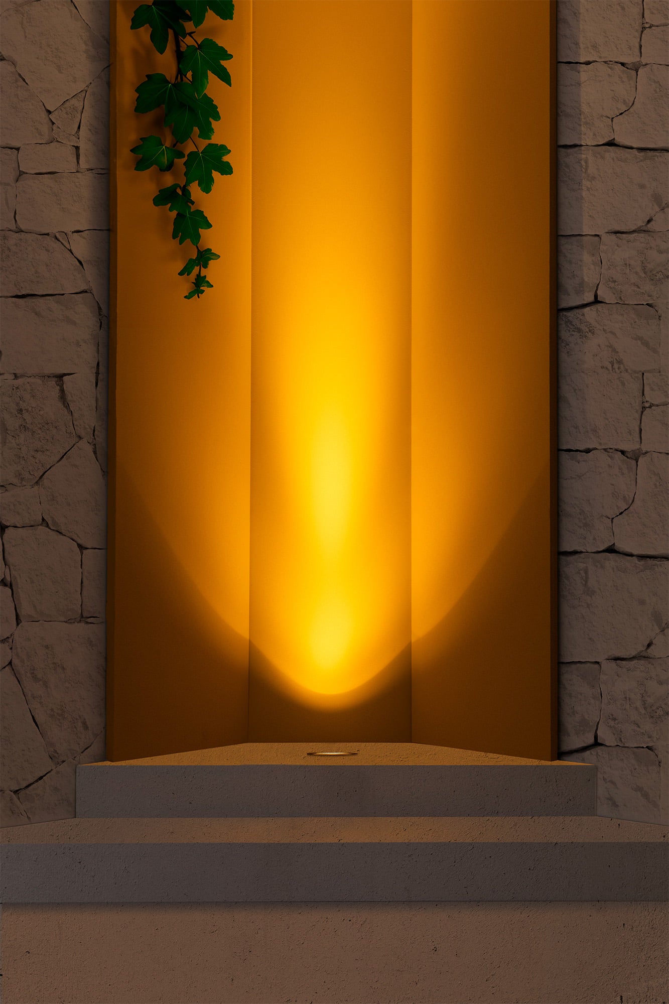 Luminaria SURIA 180 fabricada en Acero Inoxidable color Inoxidable