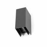 BLIND Aplique Gris Oscuro Exterior Faro, luminaria LED de superficie para pared, ref. 70634