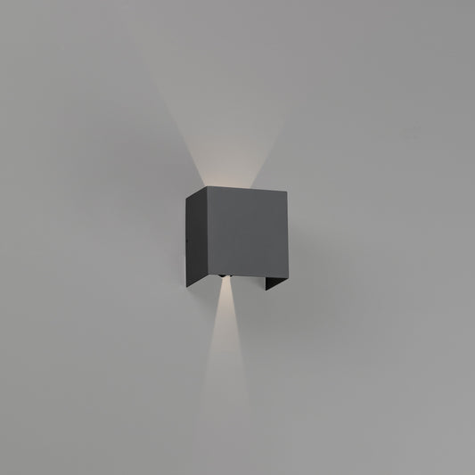 Aplique de Exterior OLAN 14 cm LED 6W 3000K Gris Oscuro FARO - vista principal | FARO