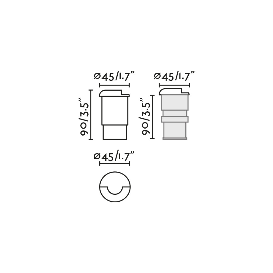 Luminaria empotrable KANE con tecnología COB LED para bajo consumo