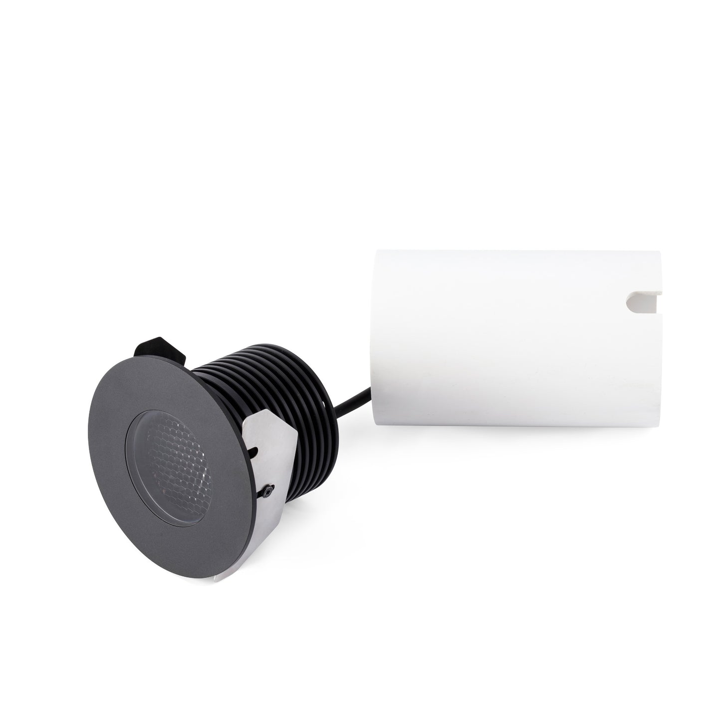 Luz Empotrable Suelo LED Negro Faro Grund 70736 para Jardín y Terrazas