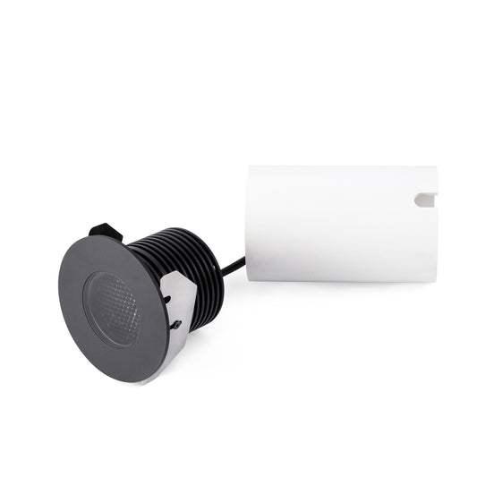 Luz Empotrable Suelo LED Negro Faro Grund 70736 para Jardín y Terrazas