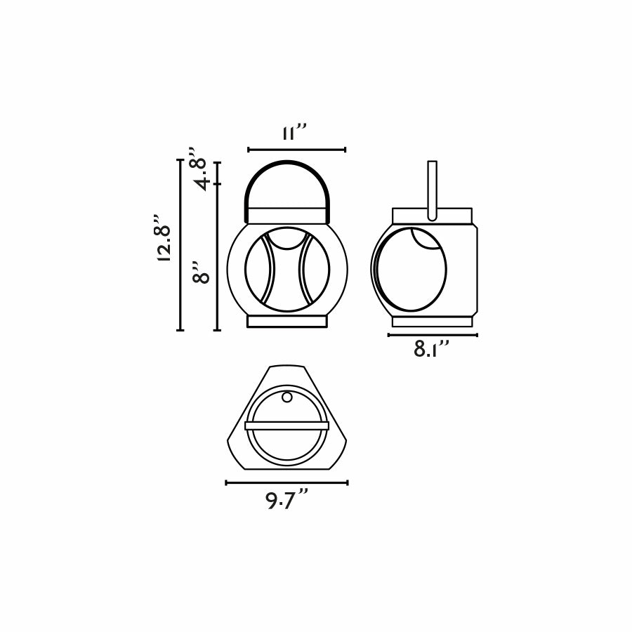 Luminaria de superficie con tecnología SMD LED y función dimmable
