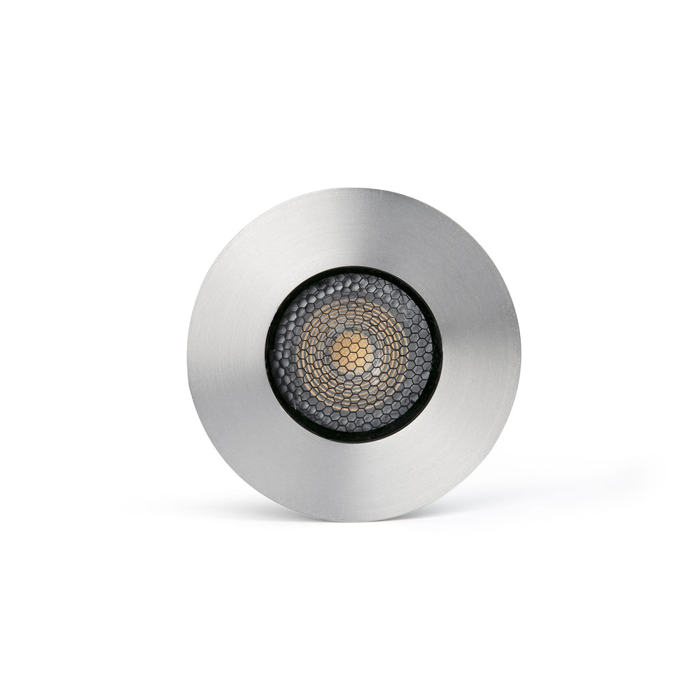 Empotrable de Exterior GRUND GU10 Aluminio Satinado FARO