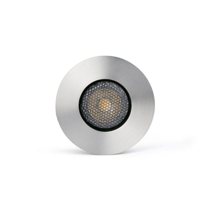 Empotrable de Exterior GRUND GU10 Aluminio Satinado FARO - vista principal | FARO