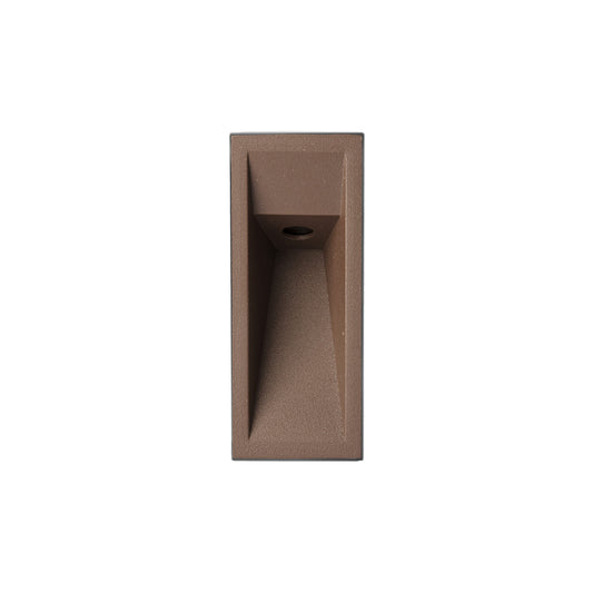 Empotrable de Pared Exterior TIL Marrón Óxido LED 3W FARO - vista principal | FARO
