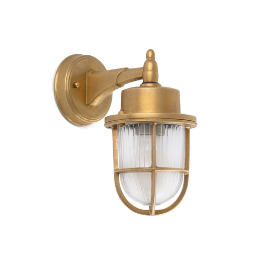 NAHIR Aplique de Pared Exterior Latón Faro para jardín y terraza, referencia 70992