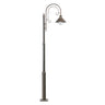 Farola Clásica NAUTICA Marrón Óxido FARO 71116 para jardín y exterior.