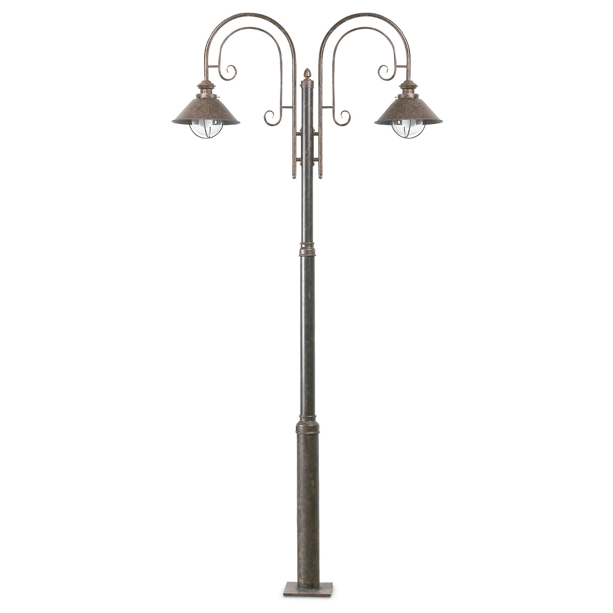 Farola de Exterior Náutica 2L Clásica Marrón Óxido 225 cm FARO - vista principal | FARO