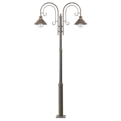 Farola de Exterior Náutica 2L Clásica Marrón Óxido 225 cm FARO - vista principal | FARO