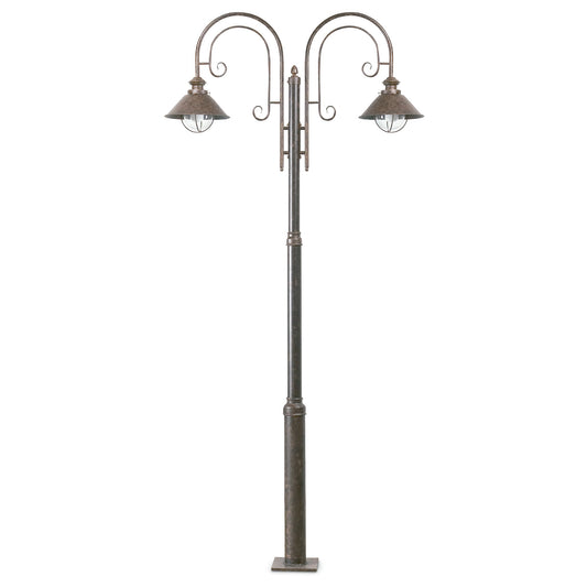 Farola de Exterior Náutica 2L Clásica Marrón Óxido 225 cm FARO - vista principal | FARO