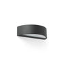 OVAL Aplique Gris Oscuro Exterior Faro 71276 para iluminación duradera