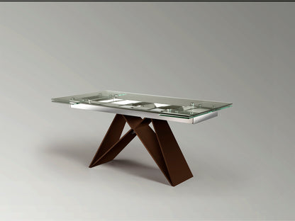 Mesa de Comedor Extensible Mika 160/220 cm Marrón Schuller en ambiente decorado | Schuller · Ref. 713023