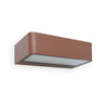 TAKUA Aplique Exterior Marrón Óxido Faro 71309 para jardín