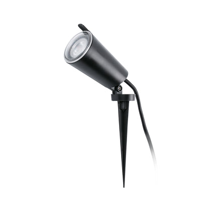 Aplique Estaca Orientable Negro Mate Faro Toni 71528 para jardín
