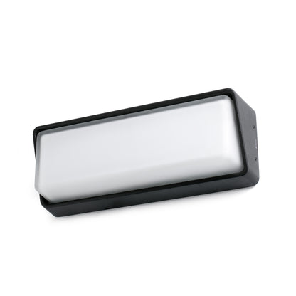 HALF Aplique de Exterior Gris Oscuro Faro 71537 para iluminar con estilo.