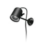 FLOW Aplique con Estaca para Jardín Negro FARO 71546