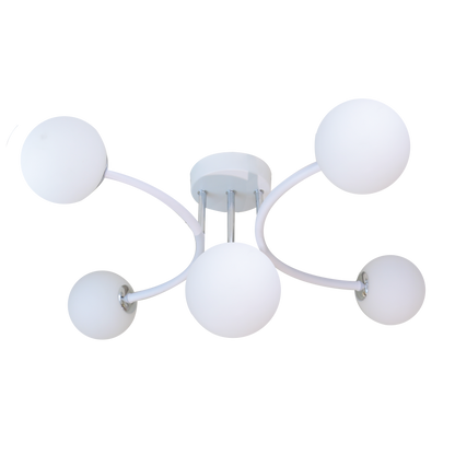 Lámpara de techo con 5 luces G9 para una iluminación potente y bien distribuida