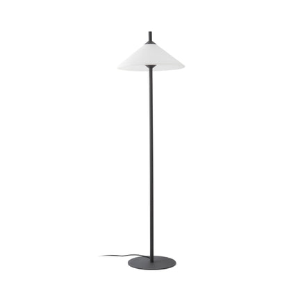 Lámpara de Pie Saigon Exterior Gris y Blanco Faro 71569-01