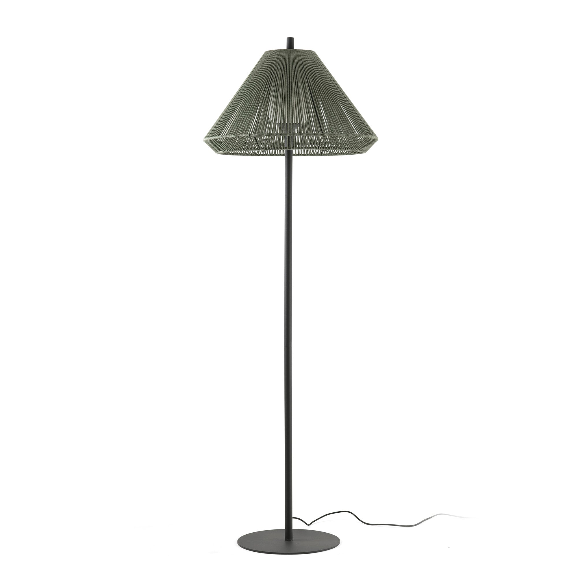 Saigon Lámpara de Pie Exterior Verde Oliva 2M FARO 71569-11 para iluminar tu jardín con estilo.
