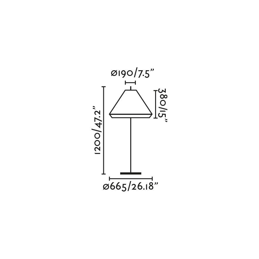 Lámpara de pie con protección IP65 ideal para iluminación de jardín