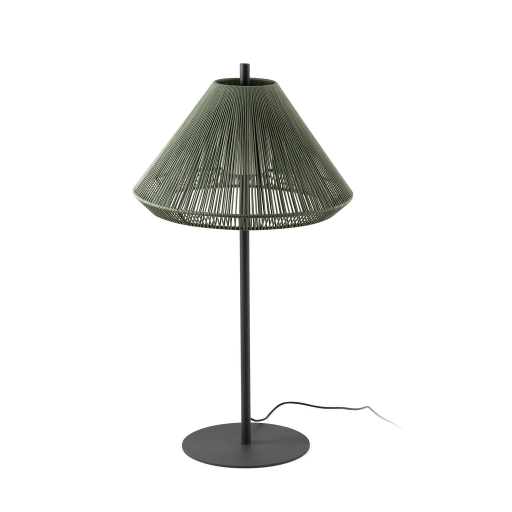 Saigon Lámpara de Pie Exterior Verde Oliva Faro 71575-11 para jardín