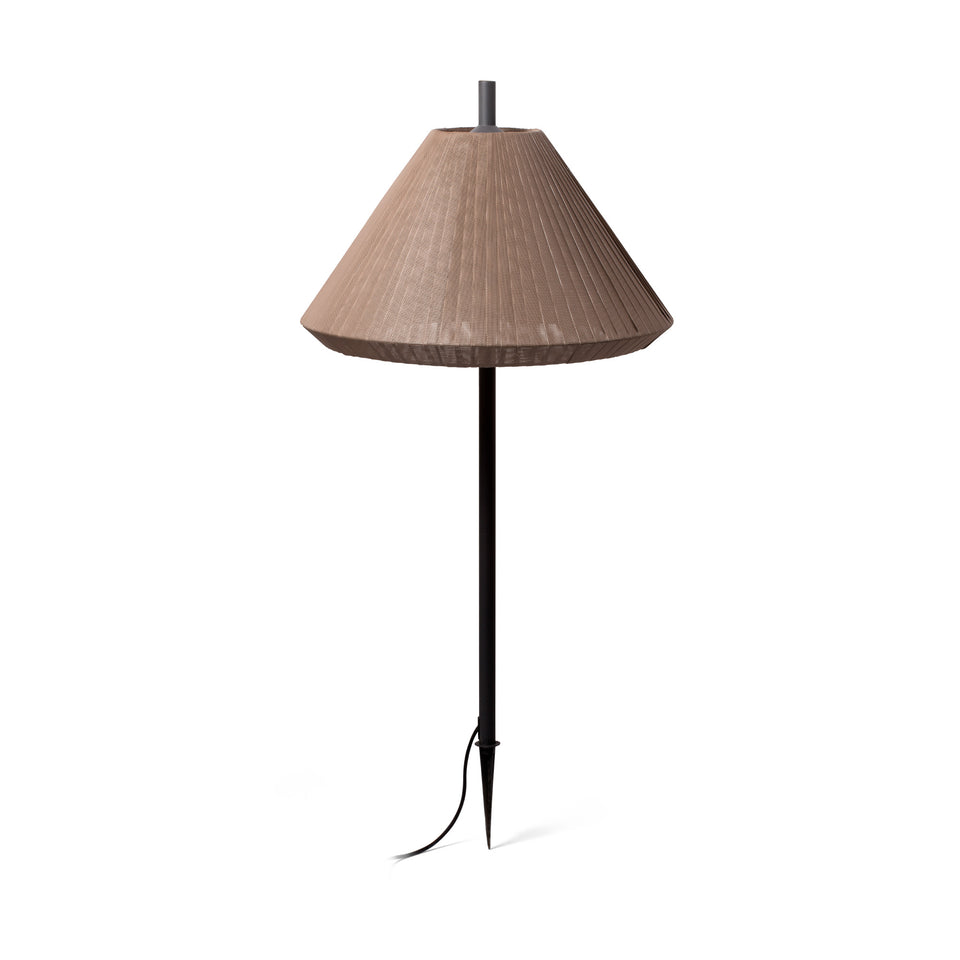 Modelo 3D interactivo y realidad aumentada de Estaca de Exterior SAIGON 137 cm E27 LED 15W Pantalla Marrón FARO