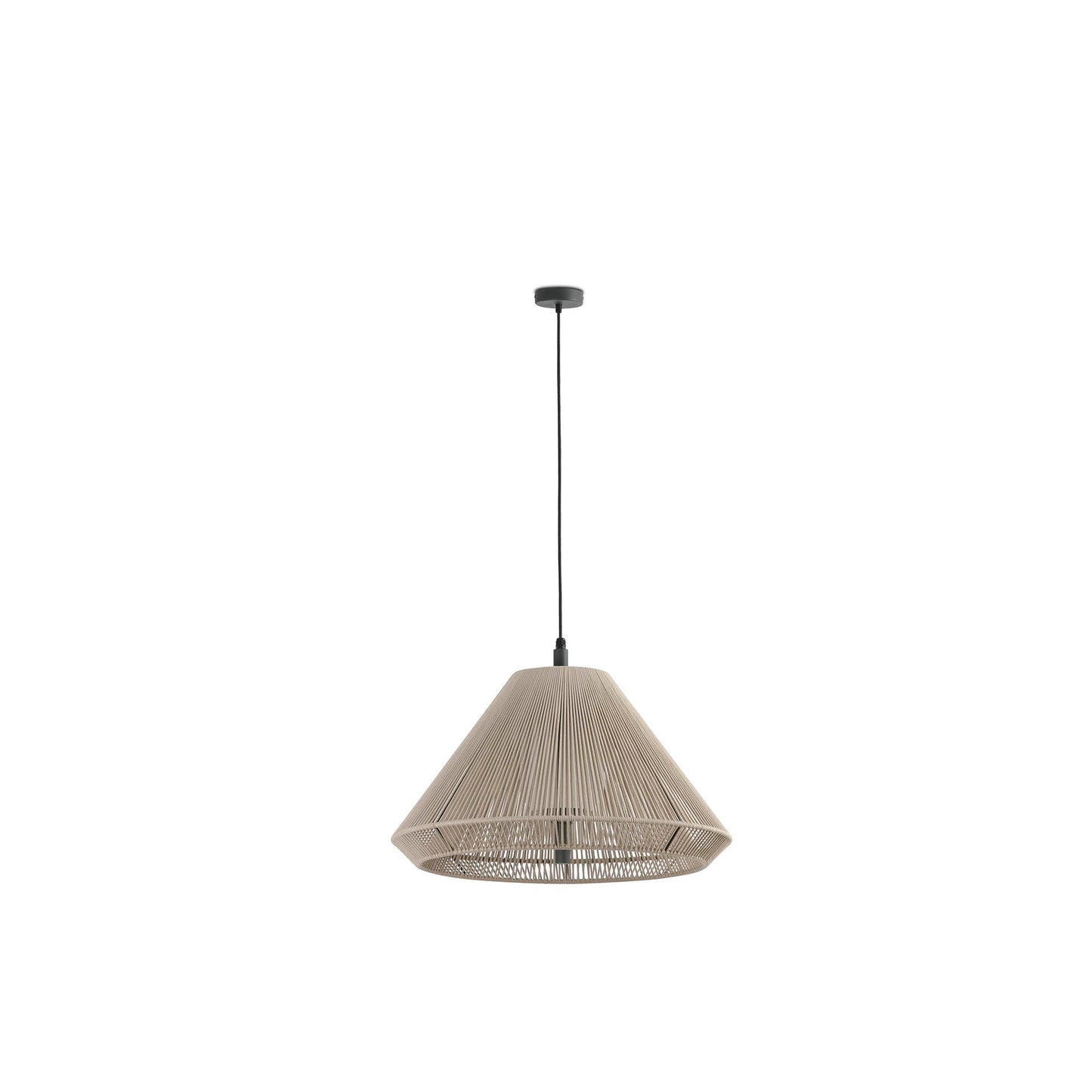 Saigon Colgante Exterior Cuerda Beige y Gris Faro 71579C-09 de Faro