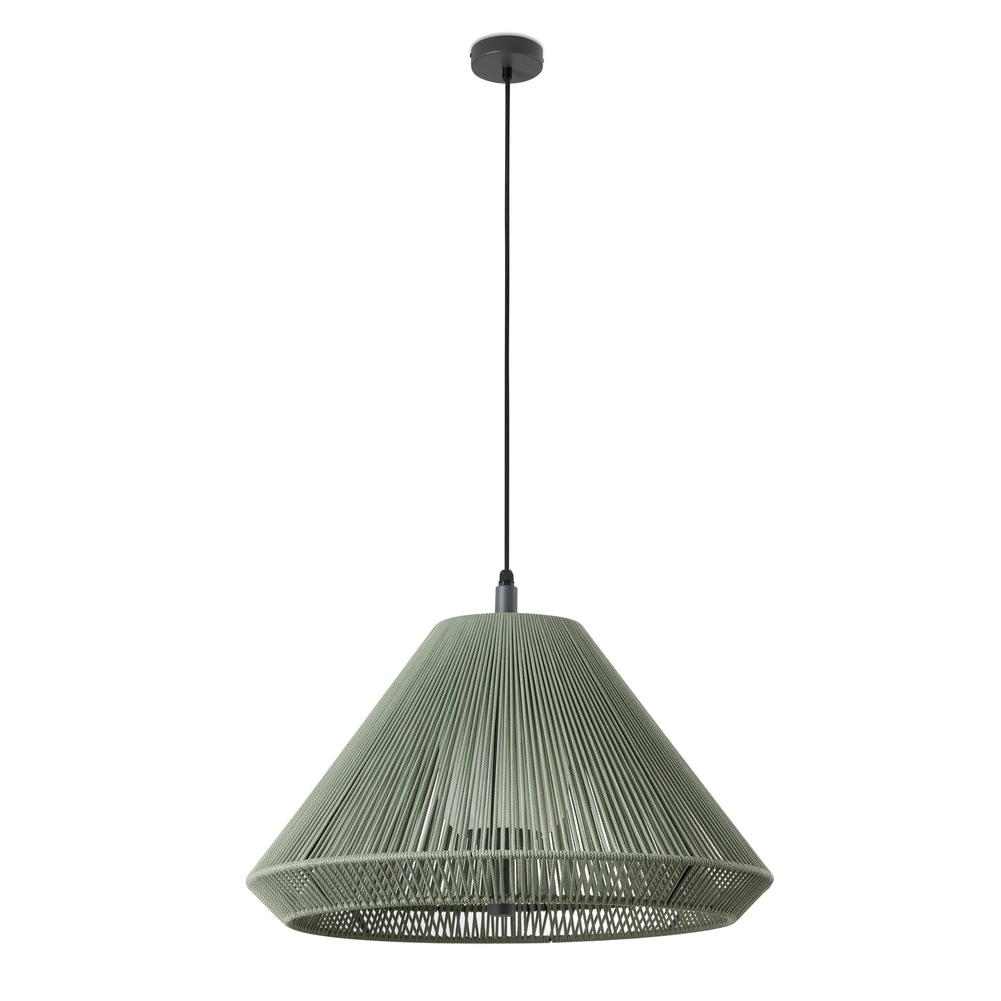 Saigon Lámpara Colgante Exterior Verde Oliva Faro 71579C-11