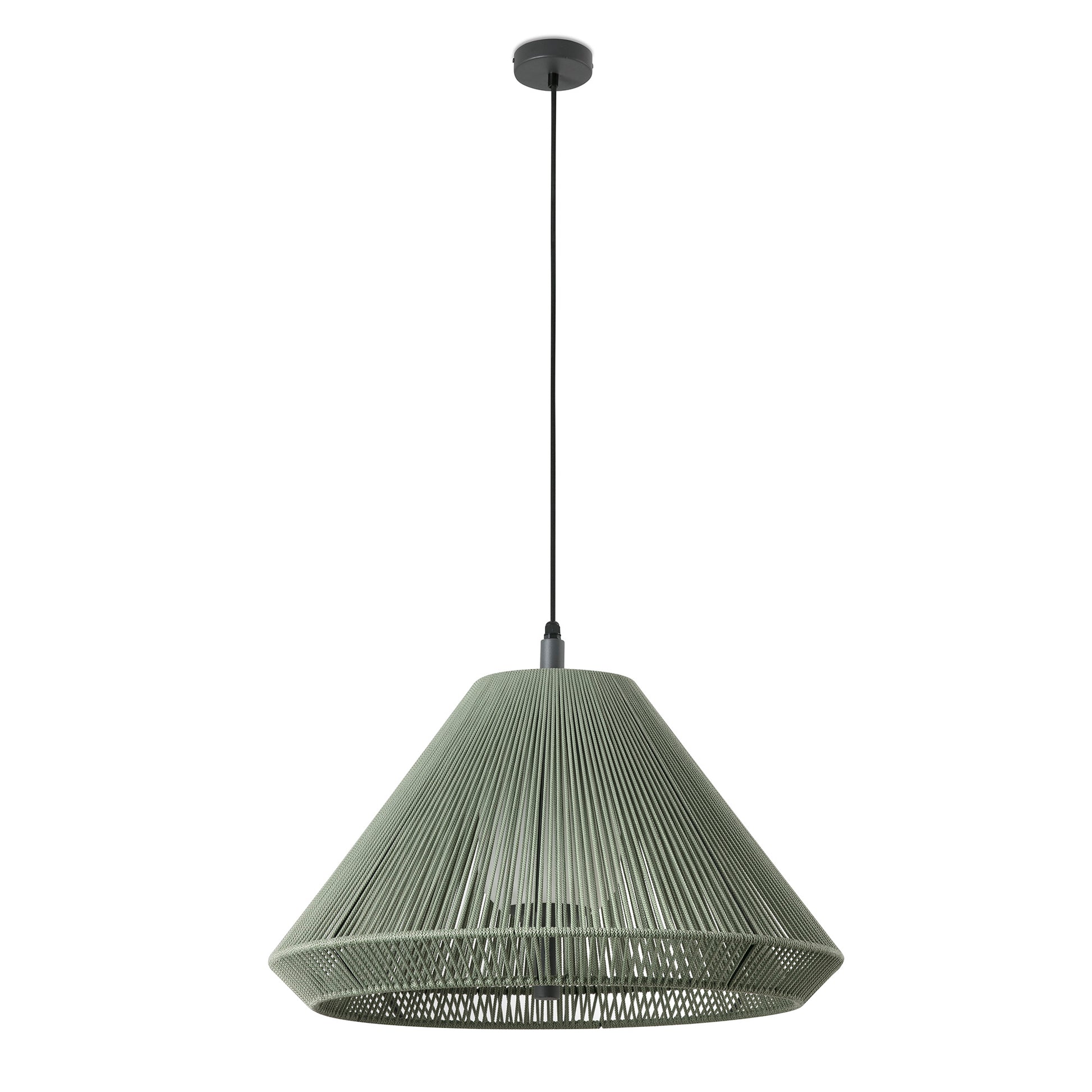 Saigon Lámpara Colgante Exterior Verde Oliva Faro 71579C-11