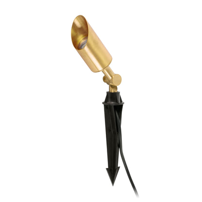 ANDY Estaca Oro Satinado Diseño Jardín Faro 71613 para exterior