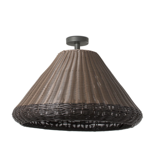Lámpara Colgante Exterior Saigon W70 Madera Marrón Faro - vista principal | FARO