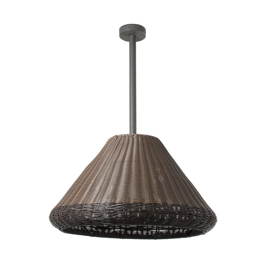 Lámpara Colgante Exterior Saigon W70 Madera Marrón Faro - M | FARO · Ref. 71622-07