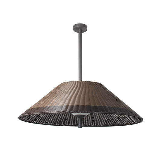 Lámpara Colgante Exterior Saigon 100 cm Marrón Madera Faro - vista principal | FARO