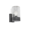 KILA Aplique de Pared Exterior Gris Oscuro Faro 71743 para iluminación de porche