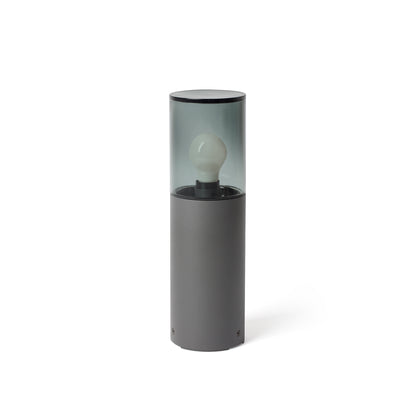 KILA Baliza Exterior Gris Ahumado Faro 71747 para jardín