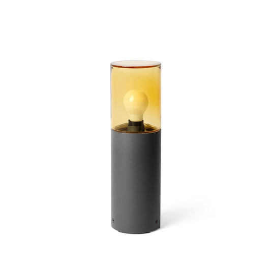 Baliza KILA Gris Oscuro y Ámbar Faro 71748 para jardín y terraza