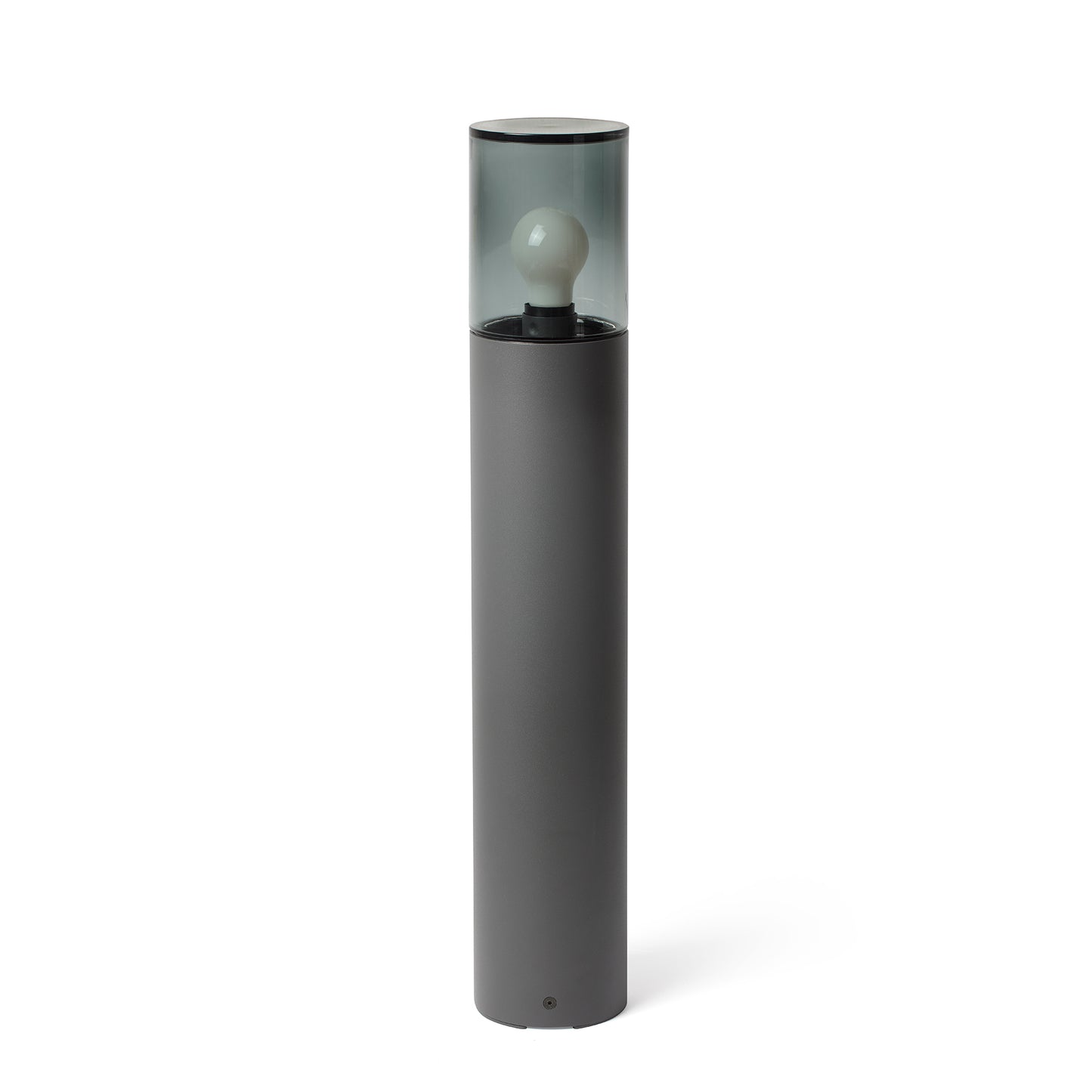 KILA Baliza Exterior Gris Oscuro Ahumado FARO 71750 para jardín y terraza