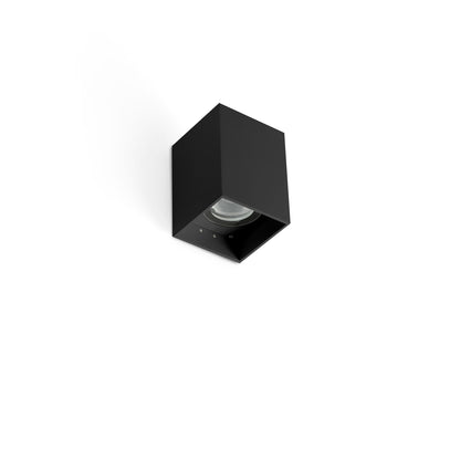 KOV Aplique Cuadrado Exterior Negro FARO 71792-233 para iluminar tu fachada con estilo.