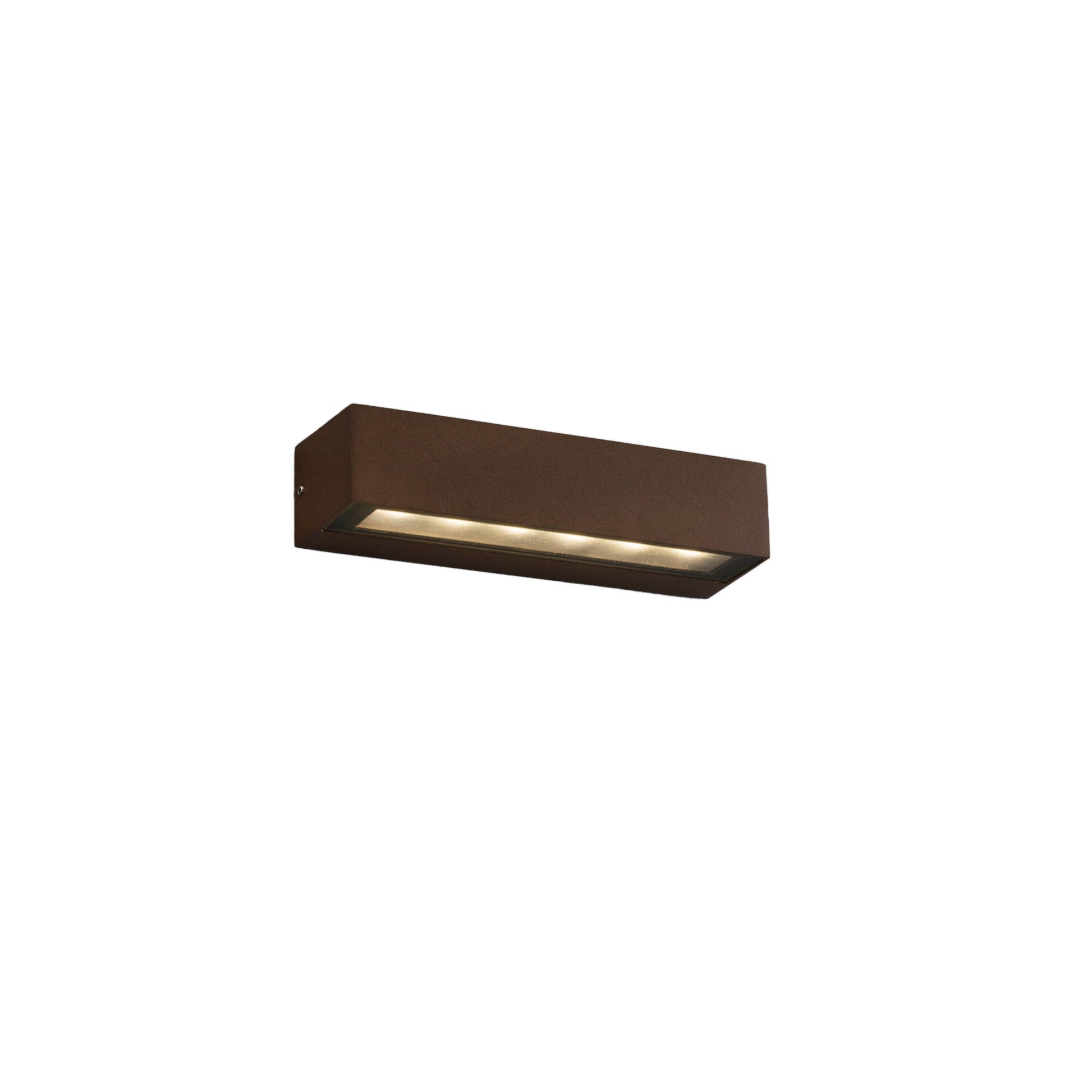 DORO Aplique Exterior Bidireccional Marrón Óxido FARO 71902 para pared