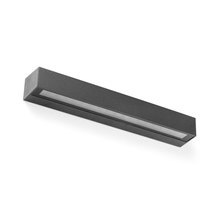 DORO Aplique Pared Exterior Gris Oscuro Faro 71907 para iluminación de jardín
