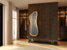 Espejo Decorativo de pared Gina de Schuller (Gina) con marco orgánico en color Dorado - Ref 719452.


