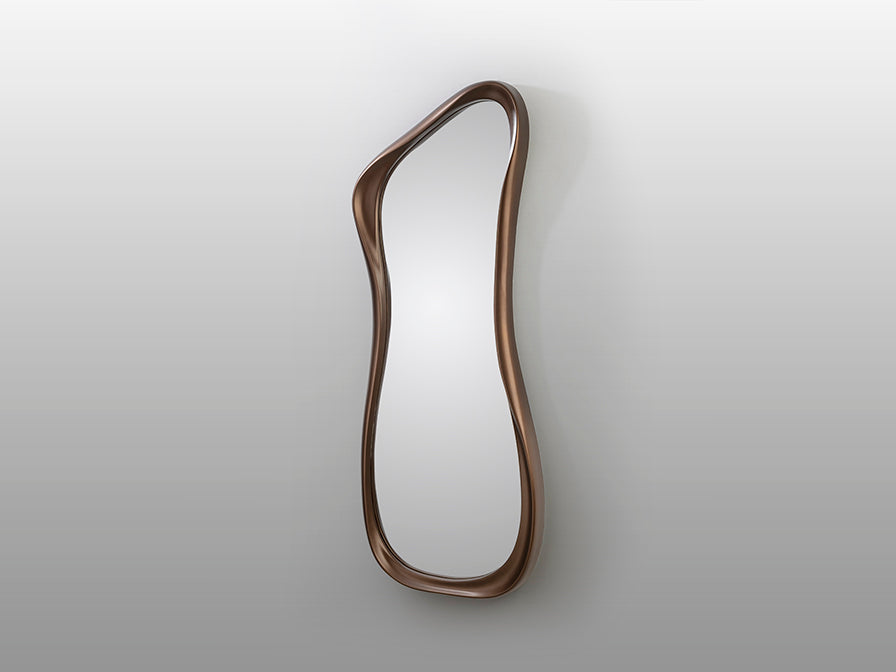 Espejo Decorativo de pared Gina de Schuller (Gina) con marco orgánico en color Bronce Oscuro - Ref 719469.

