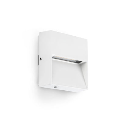 Aplique de Exterior DUNE SQ Cuadrado 3W 4CCT Faro - Blanco mate | FARO
