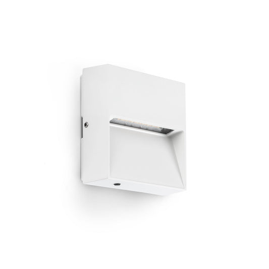 Aplique de Exterior DUNE SQ Cuadrado 3W 4CCT Faro - Blanco mate | FARO · Ref. 71964