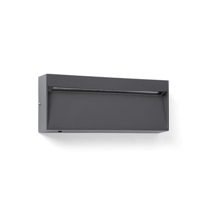 Aplique de Exterior DUNE R Rectangular Gris Oscuro 6W 4CCT Faro - vista principal | FARO