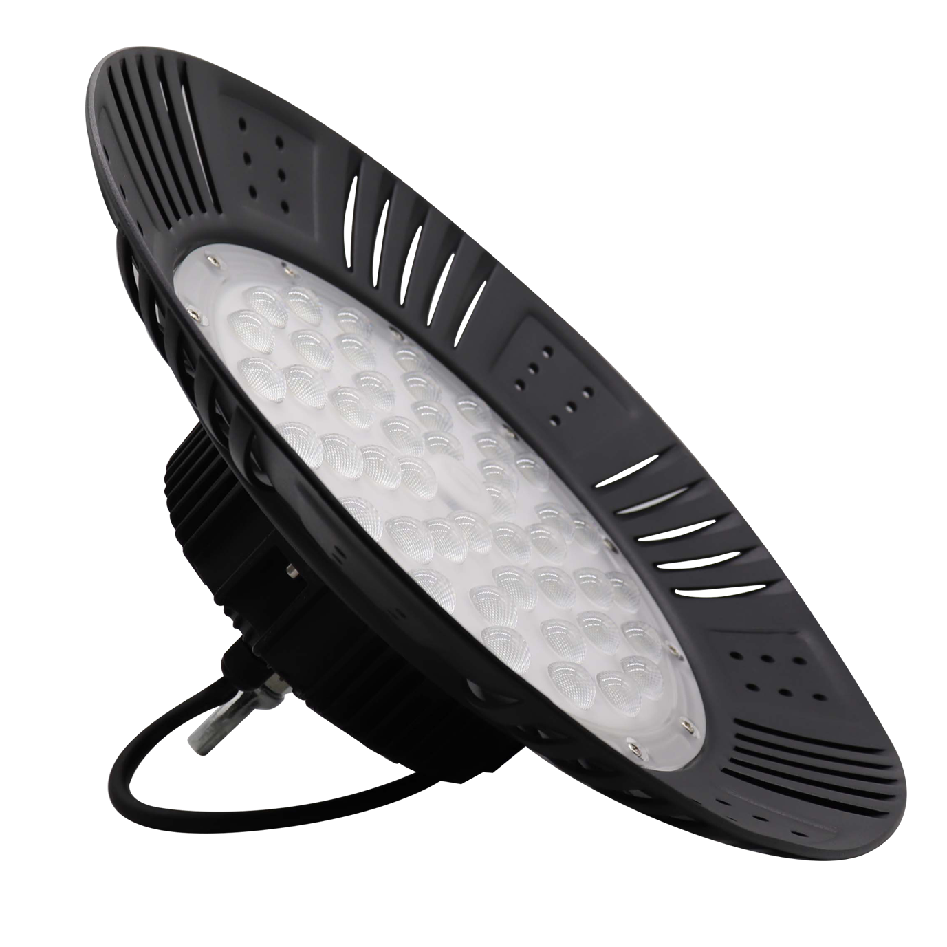 Lámpara de techo industrial negra perfecta para fábricas