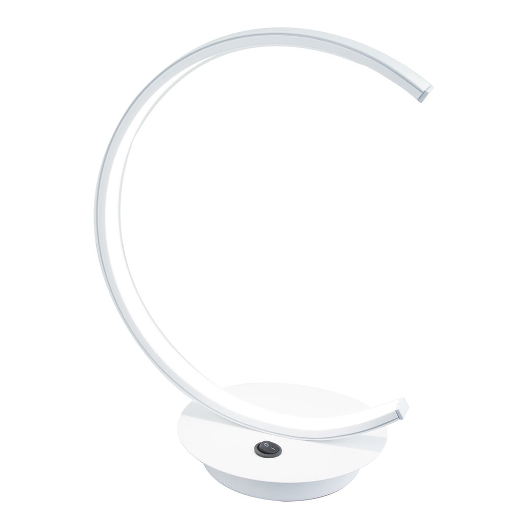 Lámpara sobremesa LED UBER ALEMAR blanca con luz neutra - Vista principal