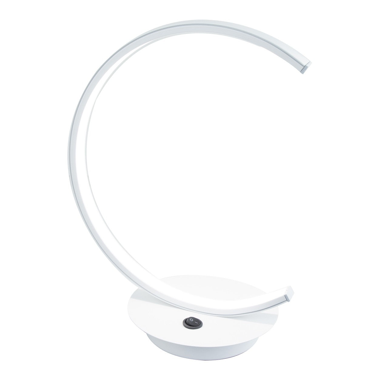 Lámpara sobremesa LED UBER ALEMAR blanca con luz neutra - Vista principal